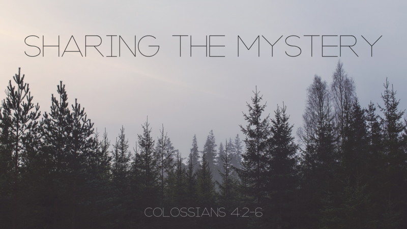 Sharing the Mystery